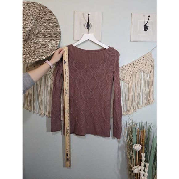 Loft Sweater Dusty Rose Pink - Picture 8 of 14